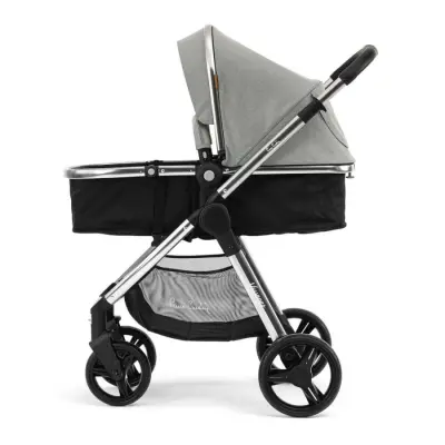 Pierre Cardin Voyager Tek Elle Katlanabilen Çift Yönlü Seyahat Travel Sistem Bebek Arabası Gri - 4