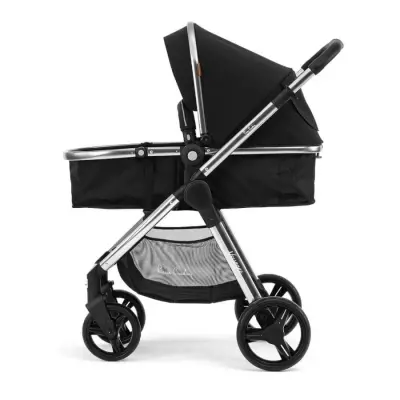 Pierre Cardin Voyager Tek Elle Katlanabilen Çift Yönlü Seyahat Travel Sistem Bebek Arabası  Siyah - 11