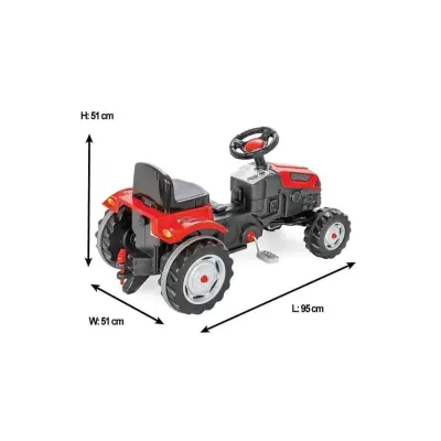 Pilsan Active Pedallı Traktör Kırmızı (1)