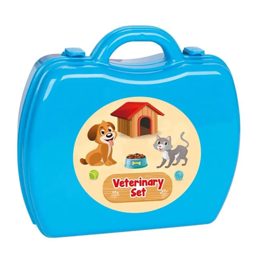 Pilsan Aksesuarlı Çantalı Veteriner Seti 21 Parça - 1