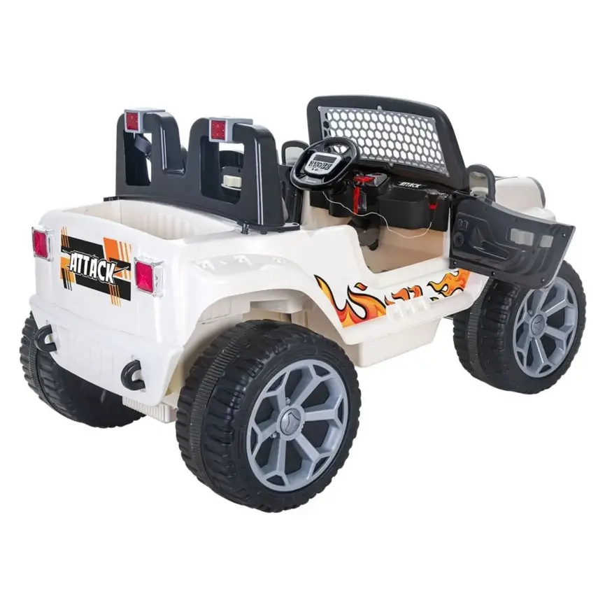 Pilsan Attack Çift Kişilik 12 Volt Kumandalı Akülü Araba - 2