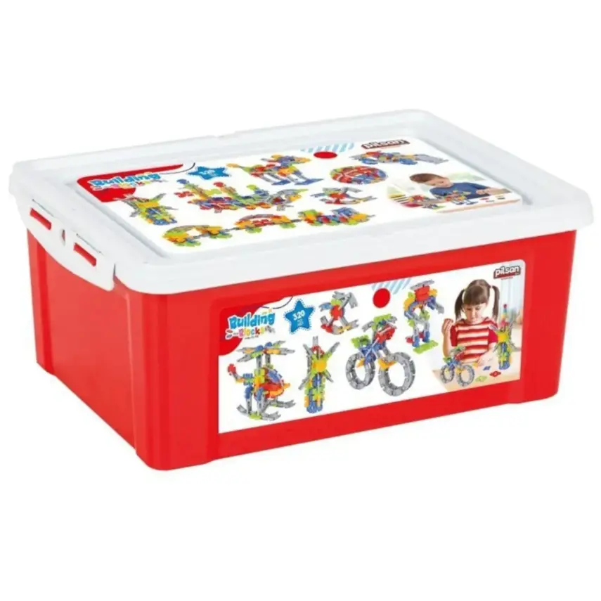 Pilsan Buildıng Blocks 320 Parça 10 Litre Saklama Kabında - 4