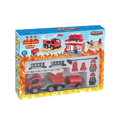 Pilsan Double Blocks İtfaiye Seti (1)