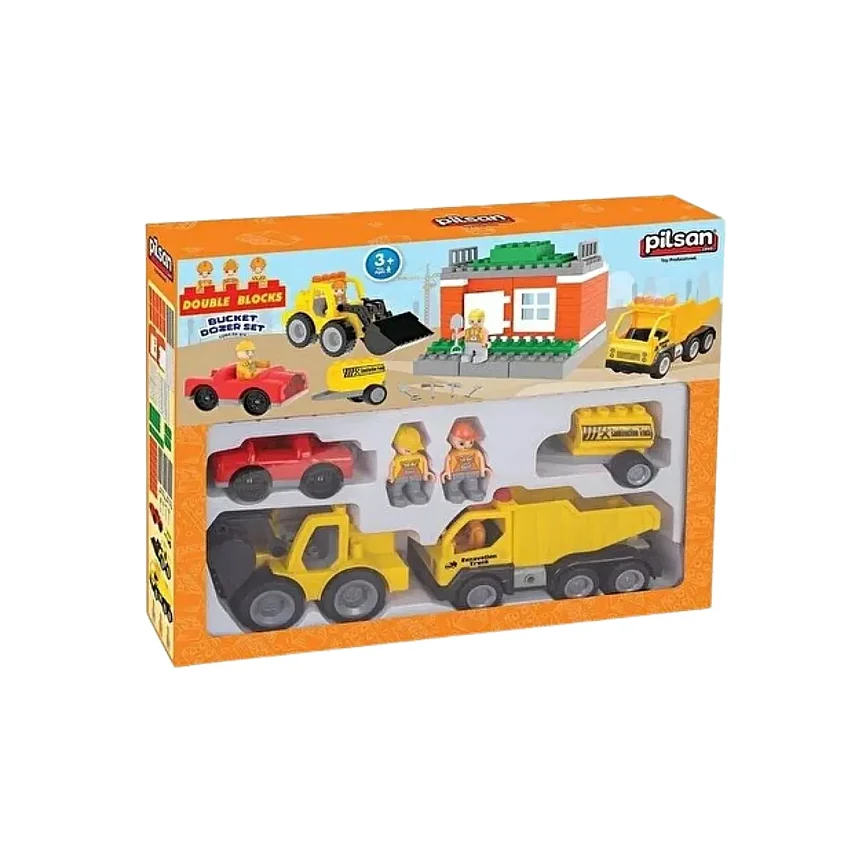 Pilsan Double Blocks Kepçeli Dozer Seti - 2