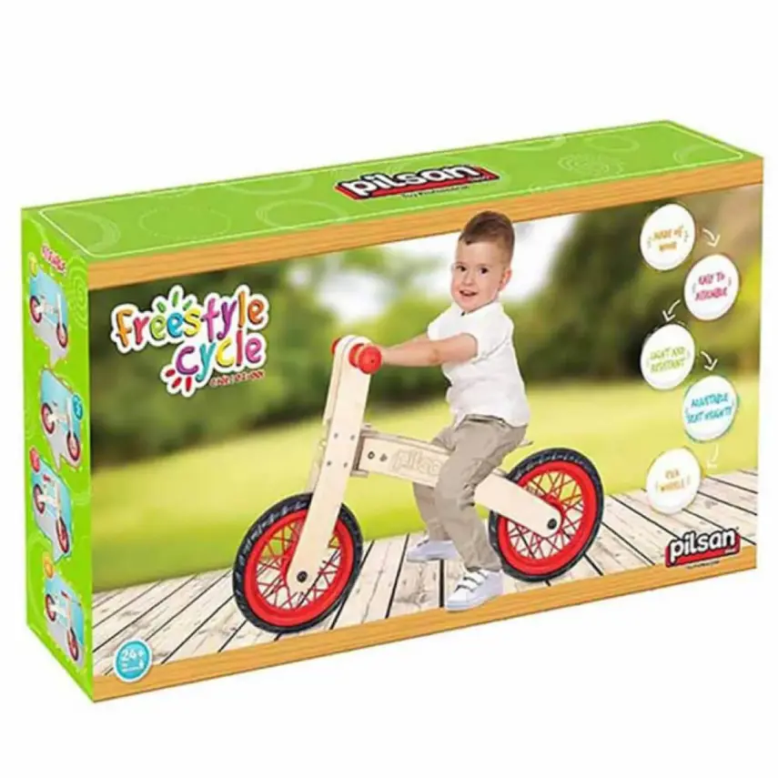 Pilsan Freestyle Ahşap Denge Bisikleti - 4