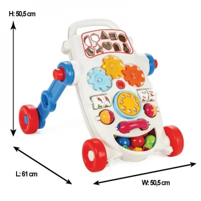 Pilsan Happy İlk Adım Arabası Mavi (1)