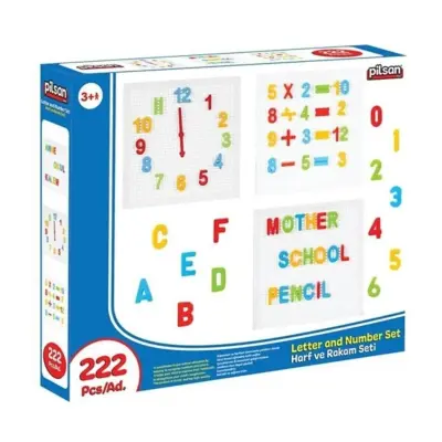 Pilsan İnovatif Harf Ve Rakam Seti 220 Parça (1)