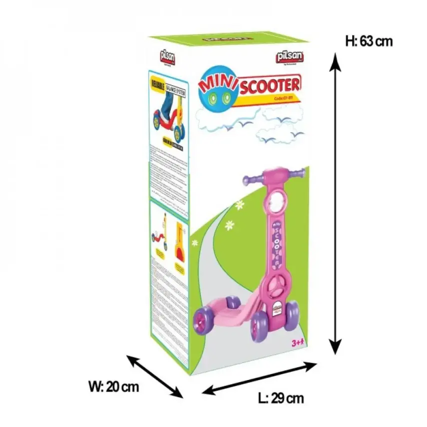 Pilsan Mini Scooter Mavi - 3