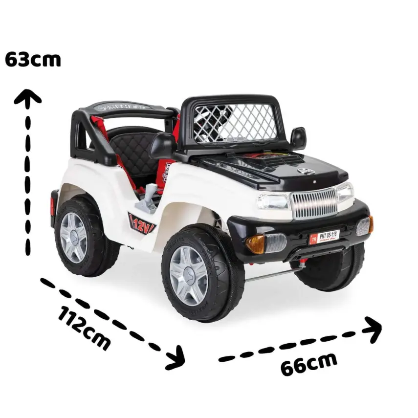 Pilsan Panther Radyolu Akülü Araba Kumandalı 12 Volt Beyaz - 3