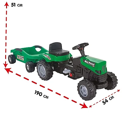 Pilsan Power Pedallı Big Trolley Traktör - 3