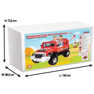 Pilsan Powerfull Çift Kişilik Akülü Araba - 4