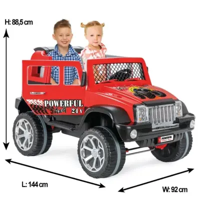 Pilsan Powerfull Çift Kişilik Akülü Araba - 3