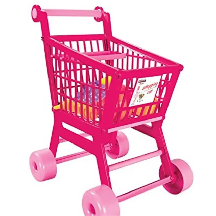 Pilsan Pratik Market Arabası Meyve Ve Sebzeler Pembe - 2