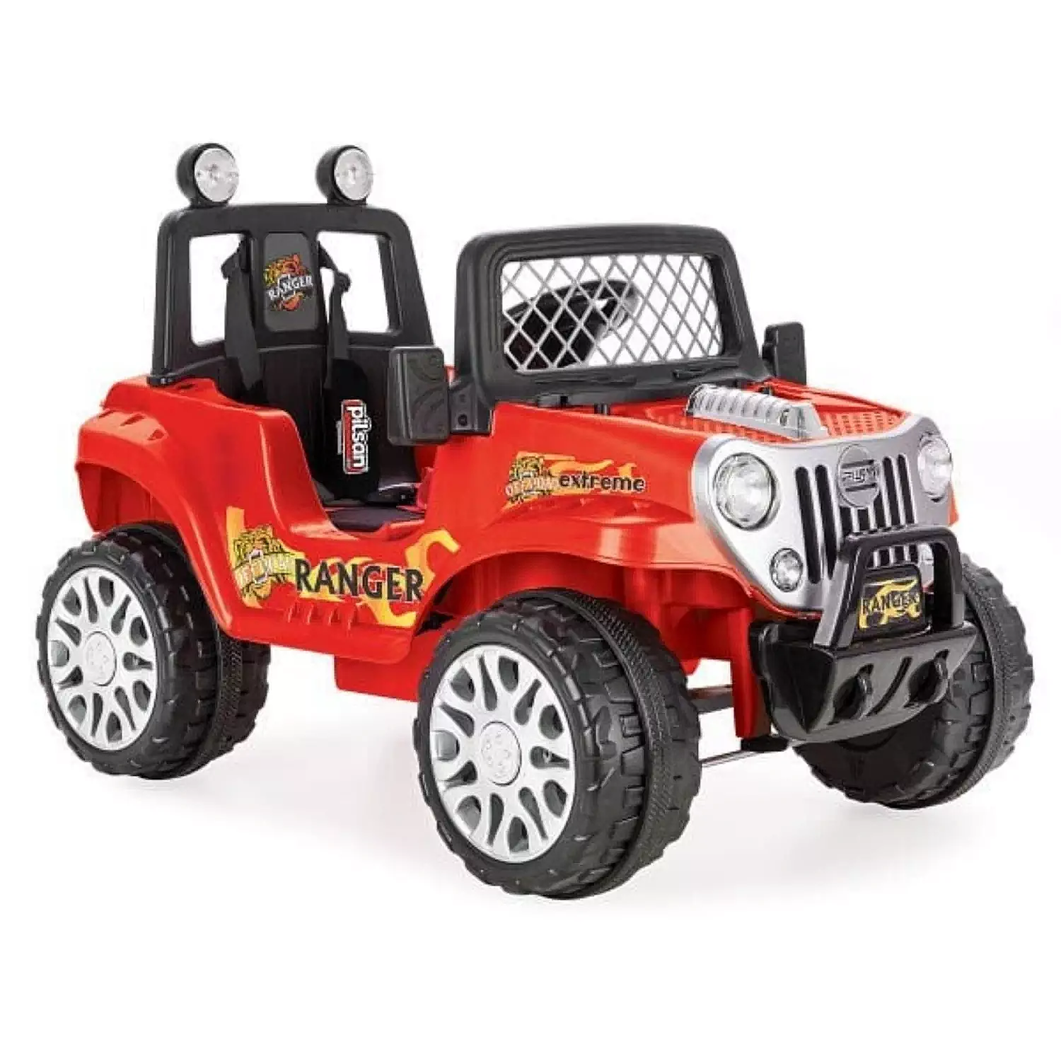 Pilsan Ranger Uzaktan Kumandalı Akülü Araba Kırmızı