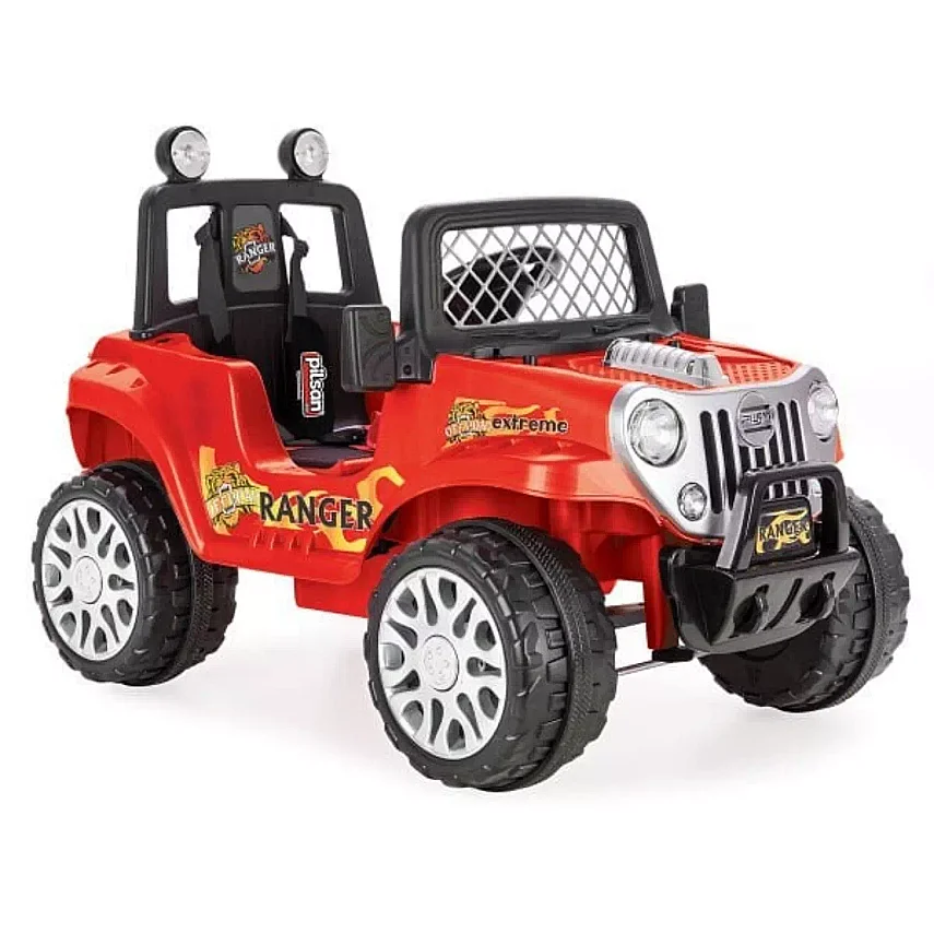 Pilsan Ranger Uzaktan Kumandalı Akülü Araba Kırmızı - 1