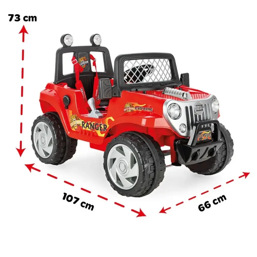 Pilsan Ranger Uzaktan Kumandalı Akülü Araba Pembe - 5