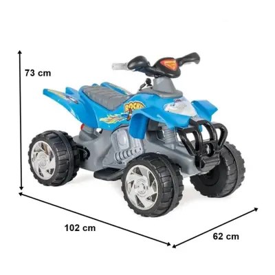 Pilsan Rocket Akülü Araba 12 Volt Mavi - 3