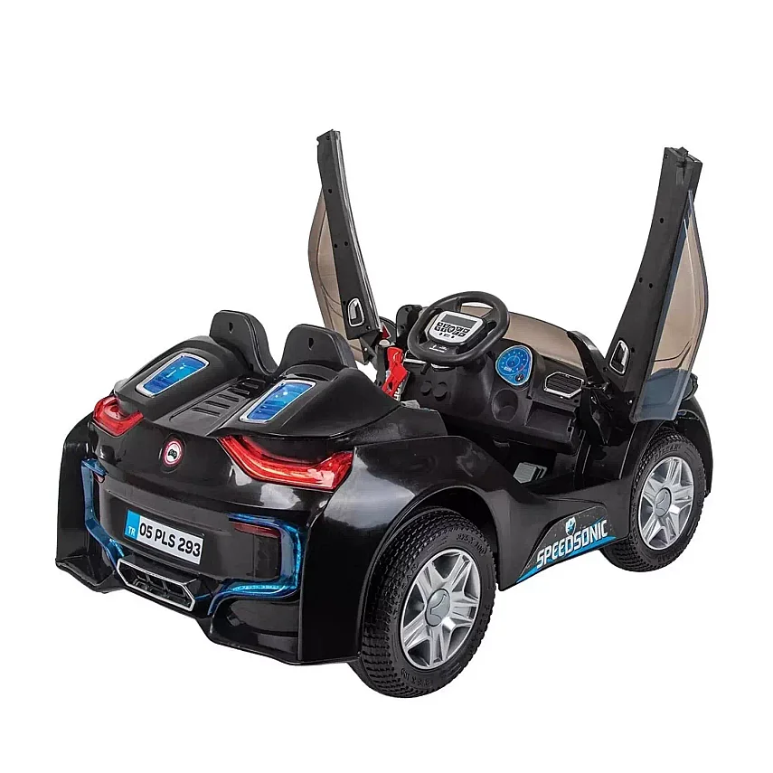 Pilsan Speedsonıc Akülü Araba 12V Uzaktan Kumandalı – Bluetoothlu Siyah - 2
