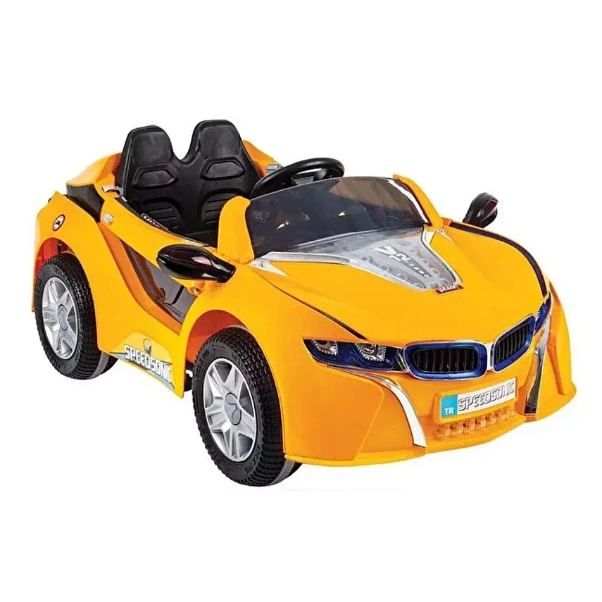 Pilsan Speedsonıc Akülü Araba 12V Uzaktan Kumandalı – Bluetoothlu Sarı - 1