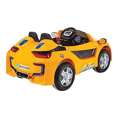 Pilsan Speedsonıc Akülü Araba 12V Uzaktan Kumandalı – Bluetoothlu Sarı - 2