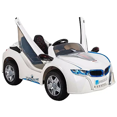 Pilsan Speedsonıc Akülü Araba 12V Uzaktan Kumandalı – Bluetoothlu Beyaz