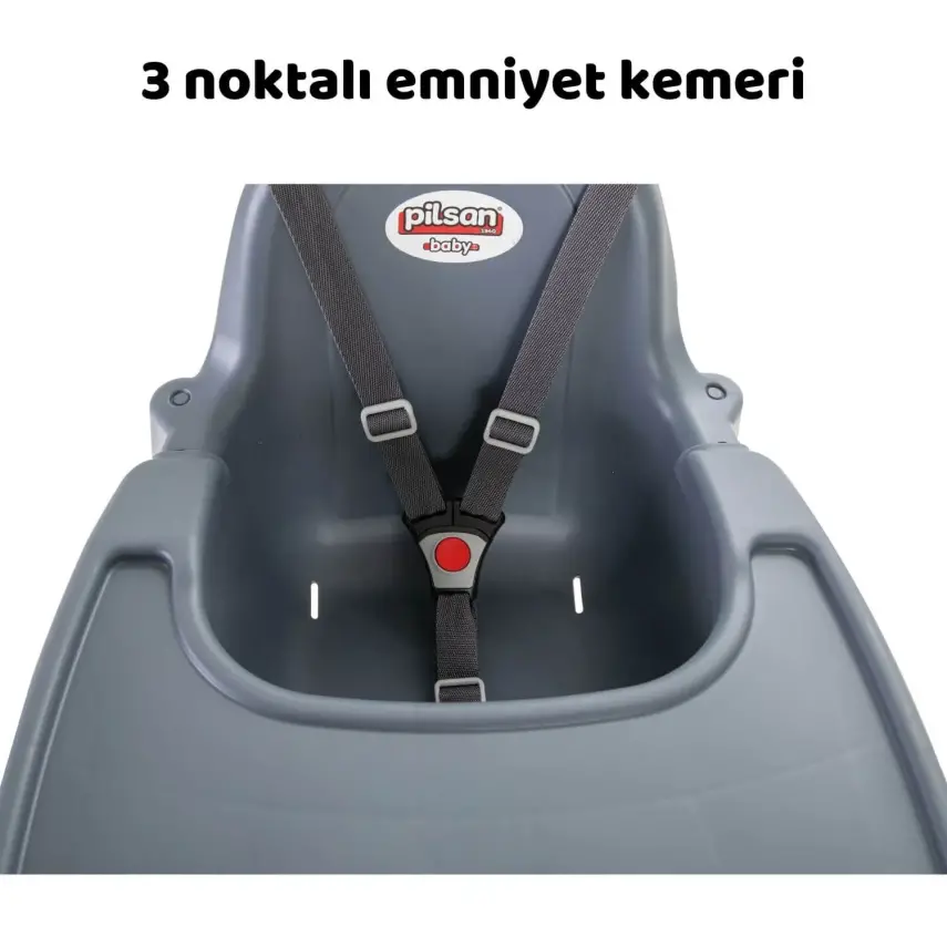 Pilsan Star Kaydırmaz Tabanlı Mama Sandalyesi- Antrasit - 3