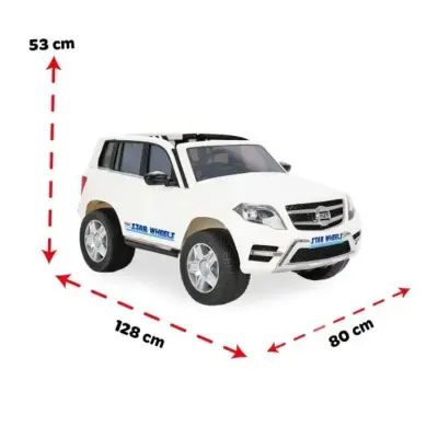 Pilsan Star Wheels Akülü Araba Kumandalı 12V Beyaz (1)