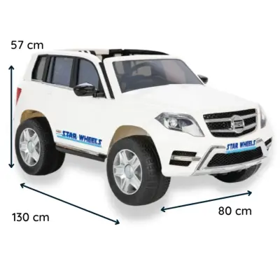 Pilsan Star Wheels Akülü Araba Kumandalı 12V Beyaz - 4