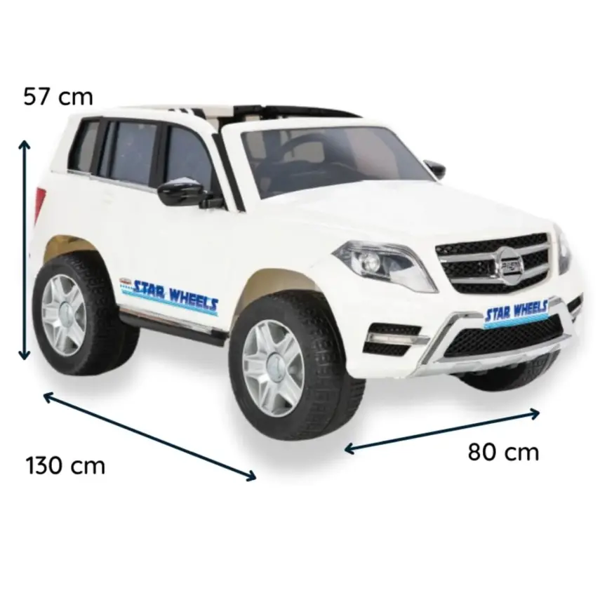 Pilsan Star Wheels Akülü Araba Kumandalı 12V Beyaz - 4