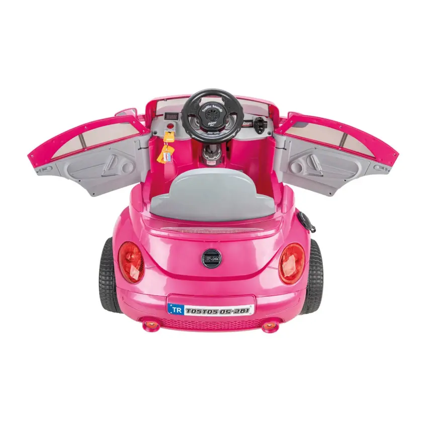 Pilsan Tostos Akülü Araba 12 Volt Pembe - 3