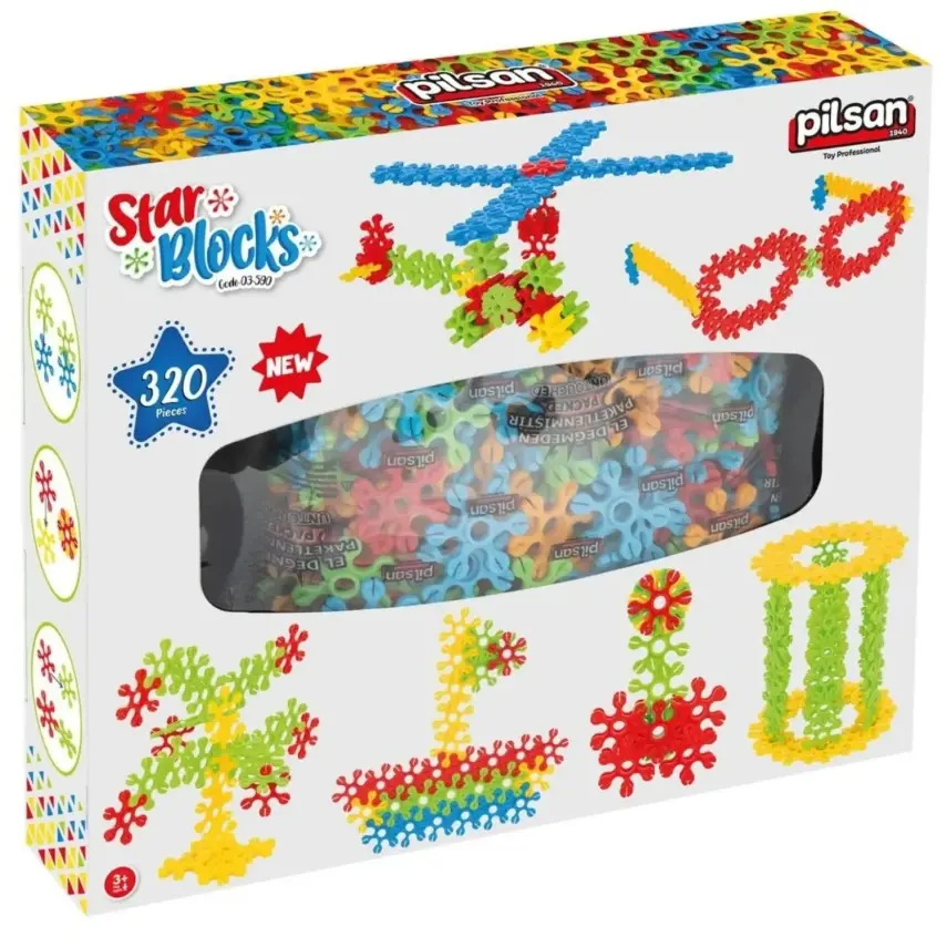 Pilsan Yıldız Bloklar 320 Parça - 3