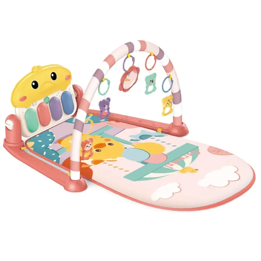 Piyanolu Ördek Gökkuşağı Bebek Oyun Halısı - 3