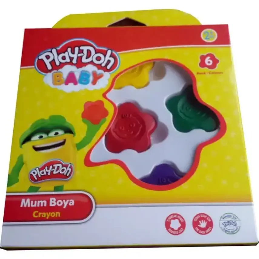 Play-Doh Baby Mum Boya 6 Renk - 1