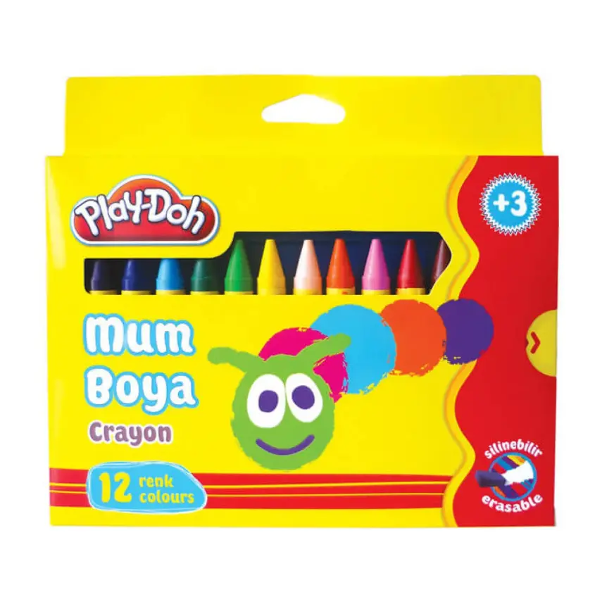 Play-Doh Crayon Mum Boya Jumbo 12 Renk - 1