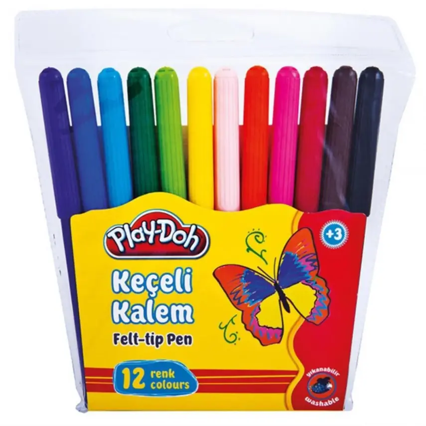 Play-Doh Keçeli Kalem 12 Renk - 1