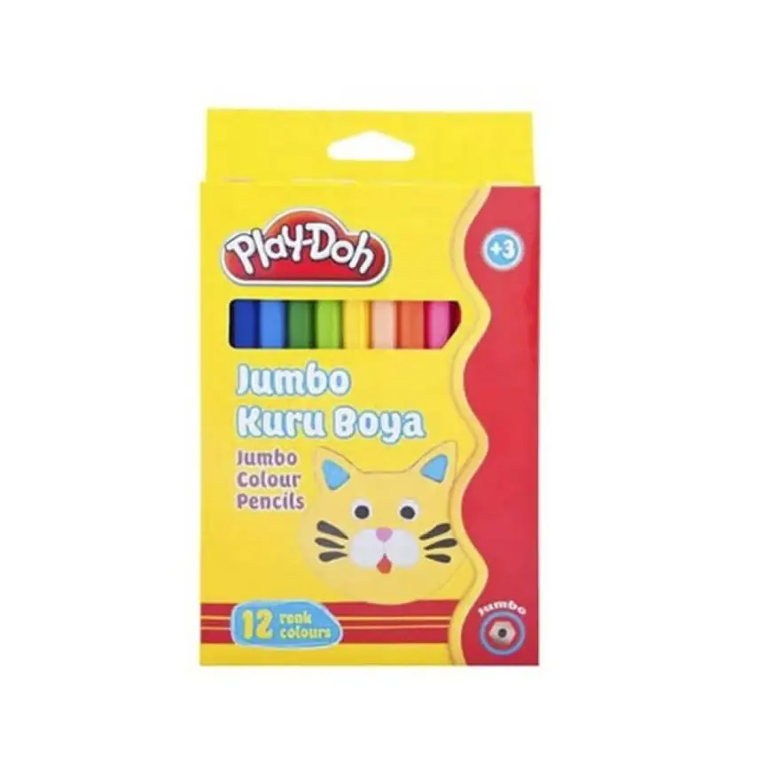Play-Doh Kuru Boya Jumbo 12 Renk - 1