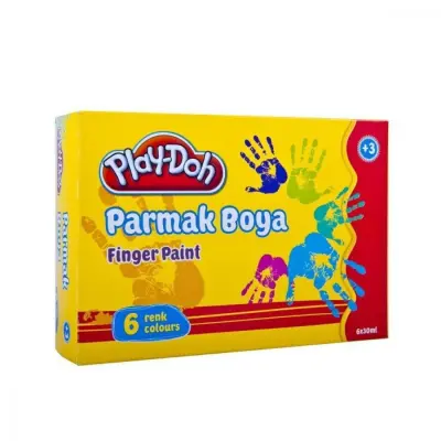Play-Doh Parmak Boyası 6 Renk 30 ml