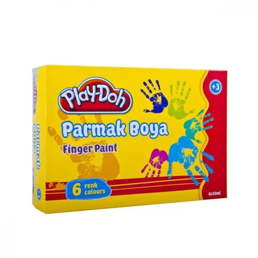 Play-Doh Parmak Boyası 6 Renk 30 ml - 1