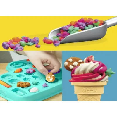 Play-Doh Raınbow Swırl Ice Cream Plays - 4