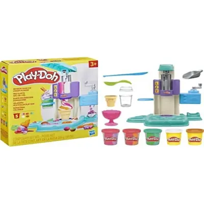 Play-Doh Raınbow Swırl Ice Cream Plays - 5