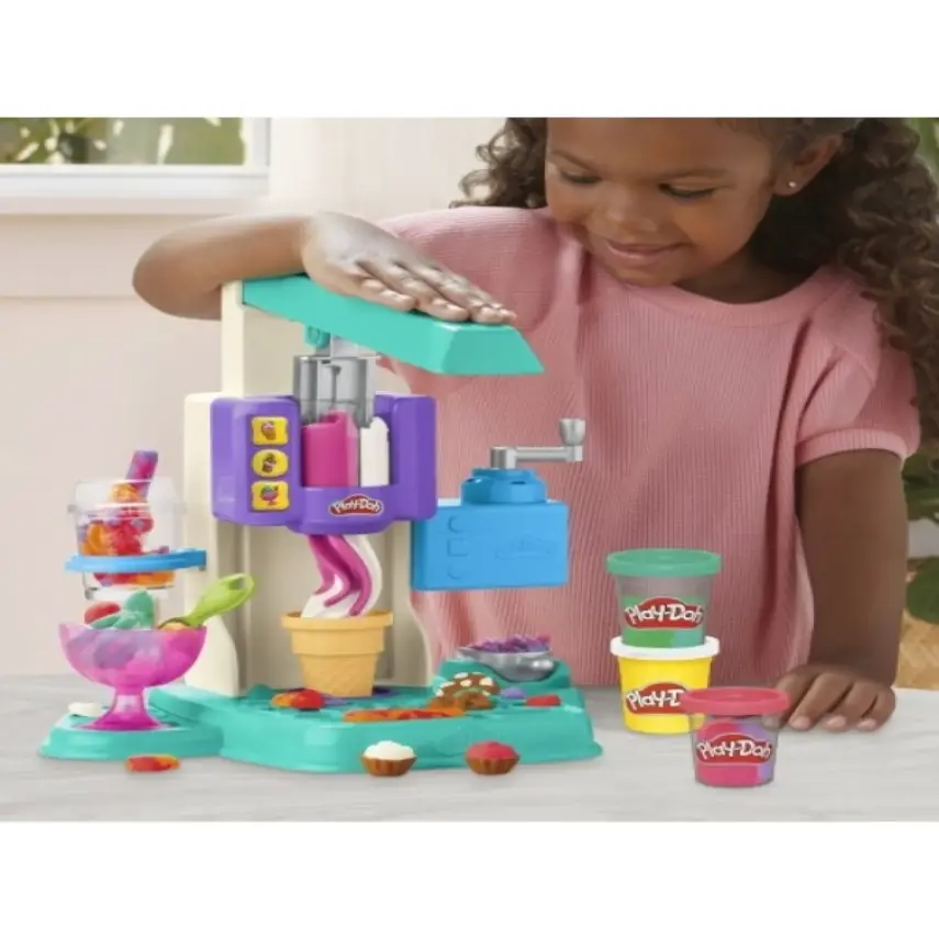 Play-Doh Raınbow Swırl Ice Cream Plays - 8