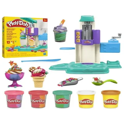 Play-Doh Raınbow Swırl Ice Cream Plays (1)