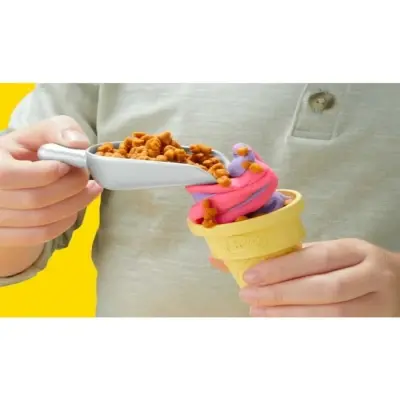 Play-Doh Raınbow Swırl Ice Cream Plays - 7