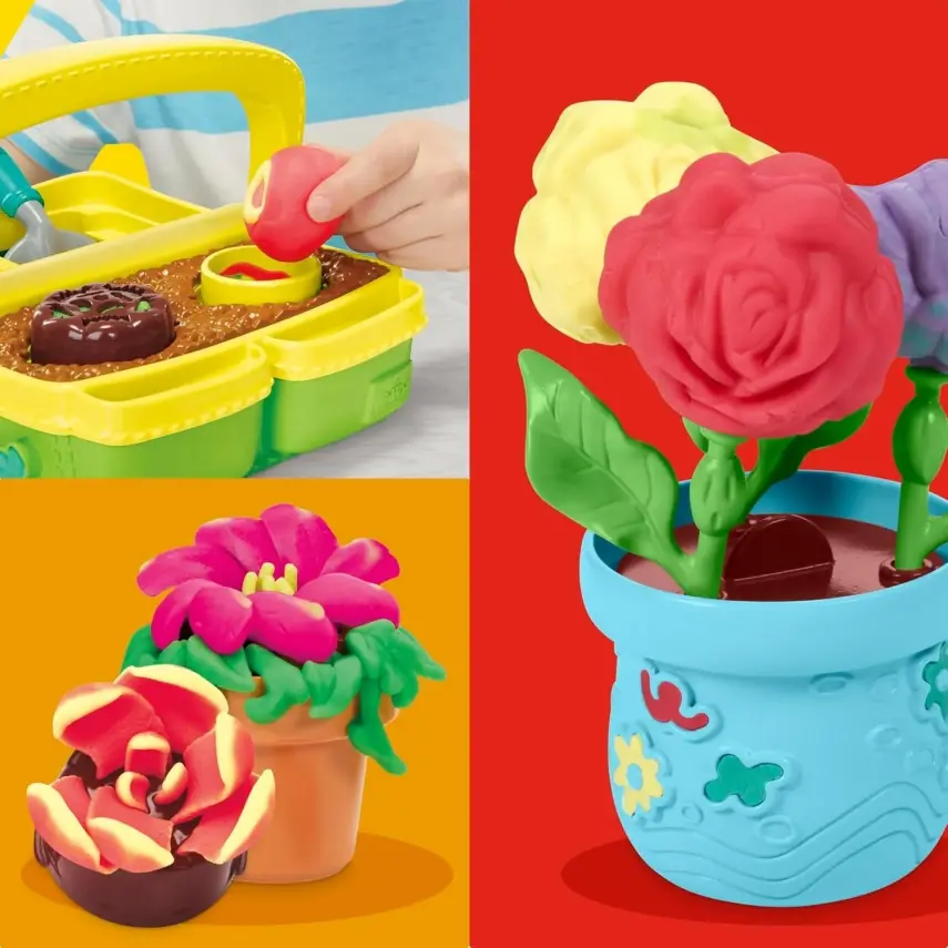 Play-Doh Renkli Çiçekler Botanik Oyun Seti - 4