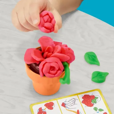 Play-Doh Renkli Çiçekler Botanik Oyun Seti - 12