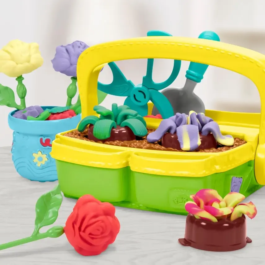 Play-Doh Renkli Çiçekler Botanik Oyun Seti - 6