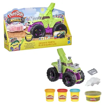 Play-Doh Wheels Canavar Kamyon Oyun Hamuru Seti - 4