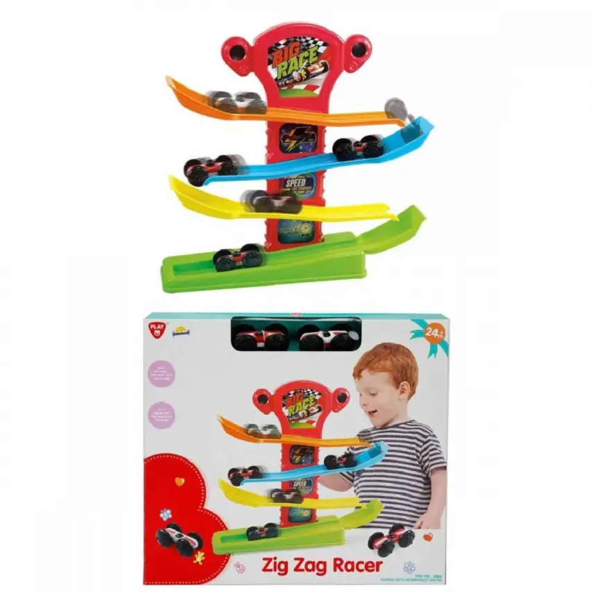 Play Go Garaj Set 2 Arabalı 4 Katlı 8 Parça - 3