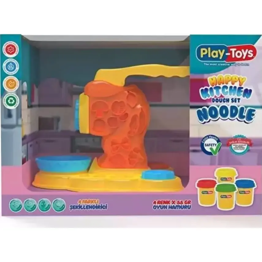 Play Toys Happy Kitchen Noodle Dough Set - 1