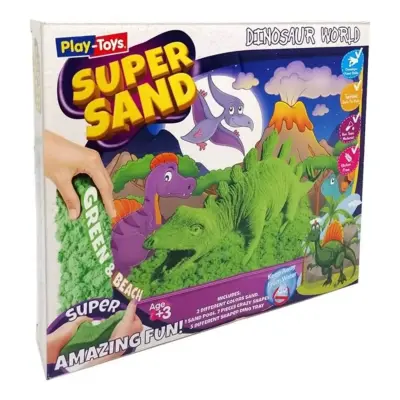 Play Toys Kinetik Kum Dinozor Oyun Kumu 500gr - 4